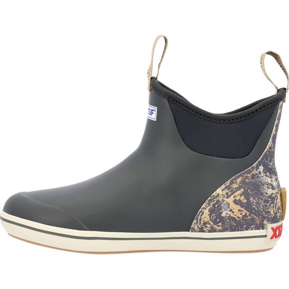 Xtratuf Mens 6in Ankle Deck Boots Trolling Waterproof Gray Size 7 Pull On - Picture 3 of 5